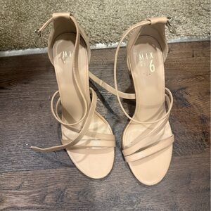 Mix No. 6 Nude Strappy Heels